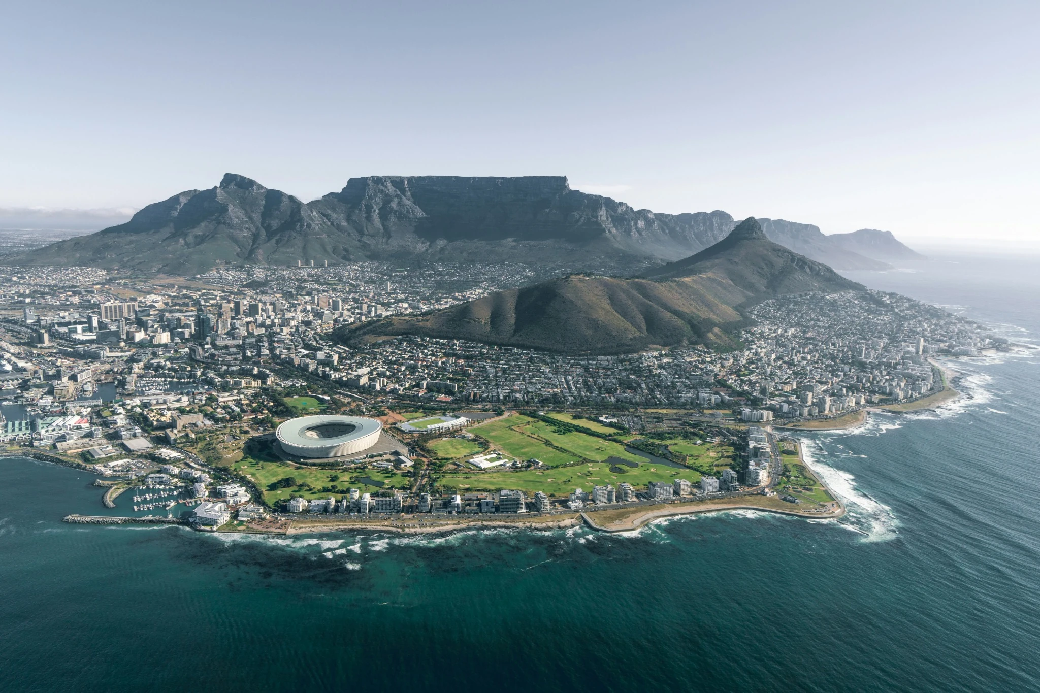 Cape Town from the air