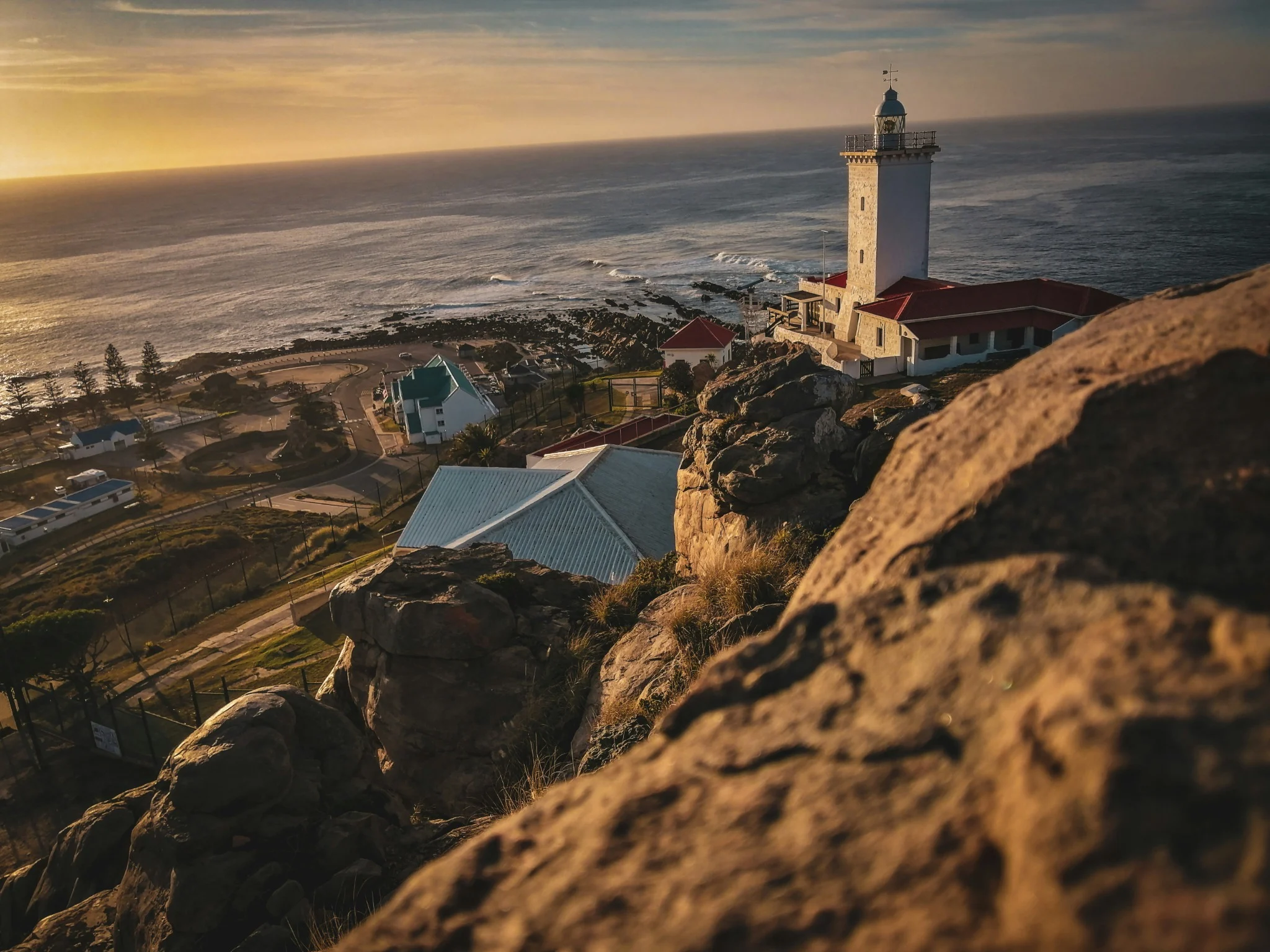 South African coastal lighthouse