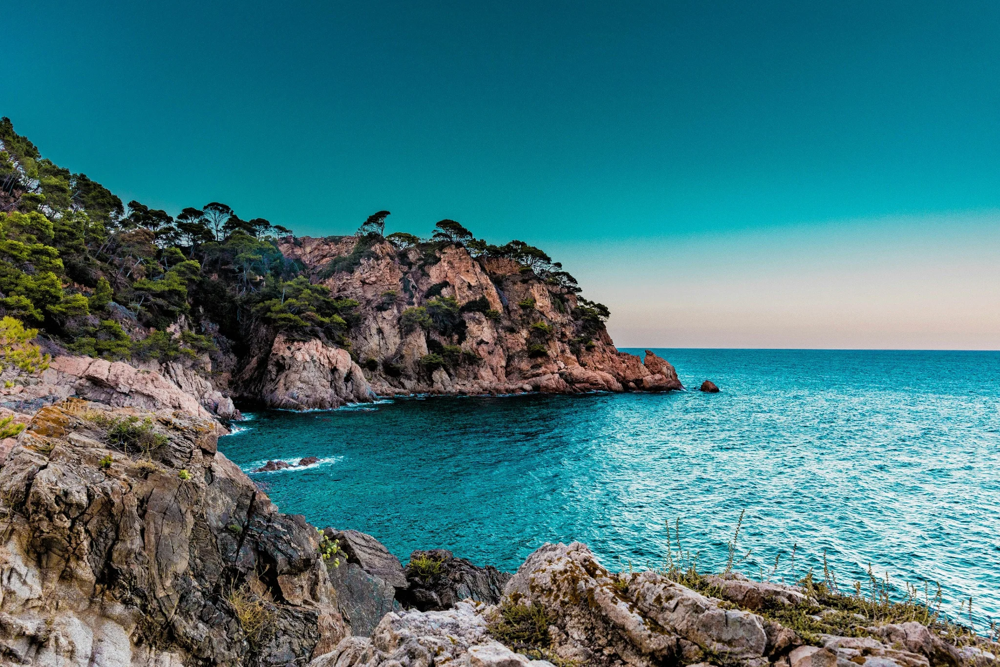 Mediterranean coastline