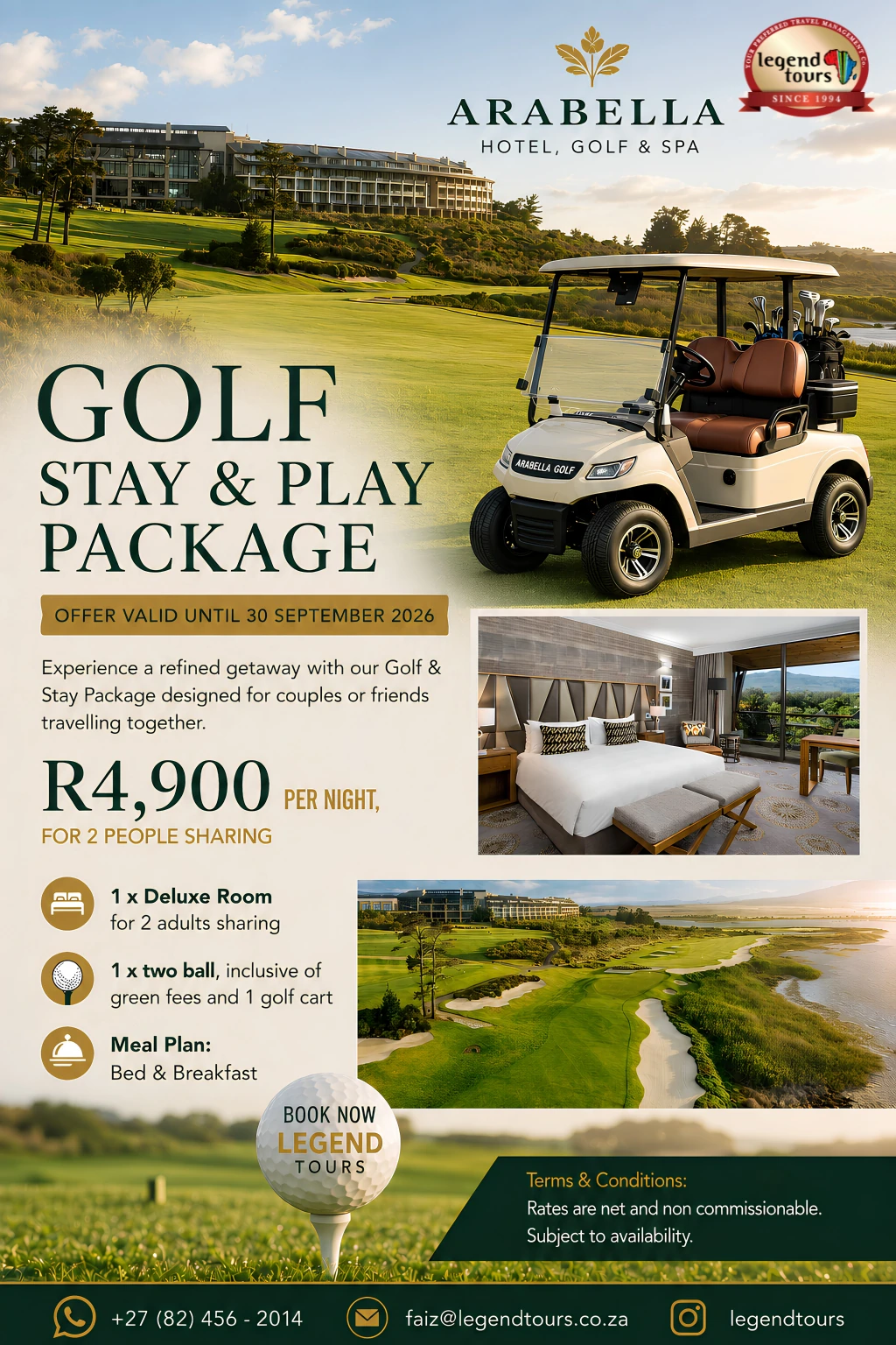 Golf Stay & Play Package full flyer
